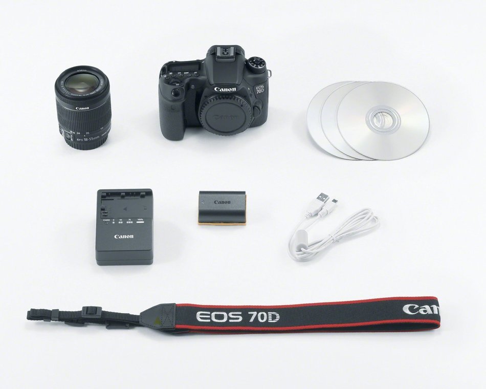 Canon EOS 70D Digital SLR Camera with 18-55mm STM Lens N4