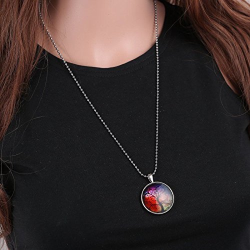Charm Tree Glow in the Dark Xmas Necklace Pendant Fashion Jewelry Party New
