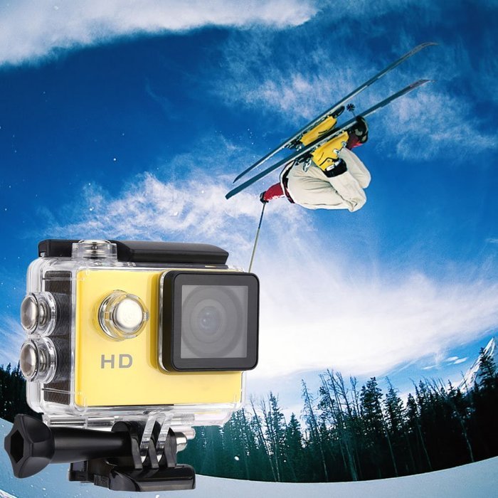 Andoer A7 HD 720P Sport Mini DV Action Camera 2.0" LCD 90&deg; Wide Angle Lens 30M Waterproof N18