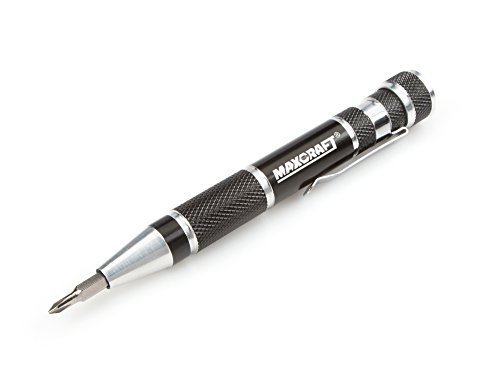 Maxcraft 60609 7-In-1 Precision Pocket Screwdriver Colors May Vary by MAXCRAFT