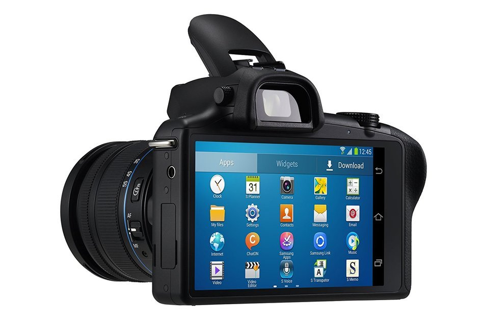Samsung Galaxy NX EK-GN120ZKZXAR Galaxy Wireless Smart Android 4G 20.3MP Camera (Body Only) (Black) N10
