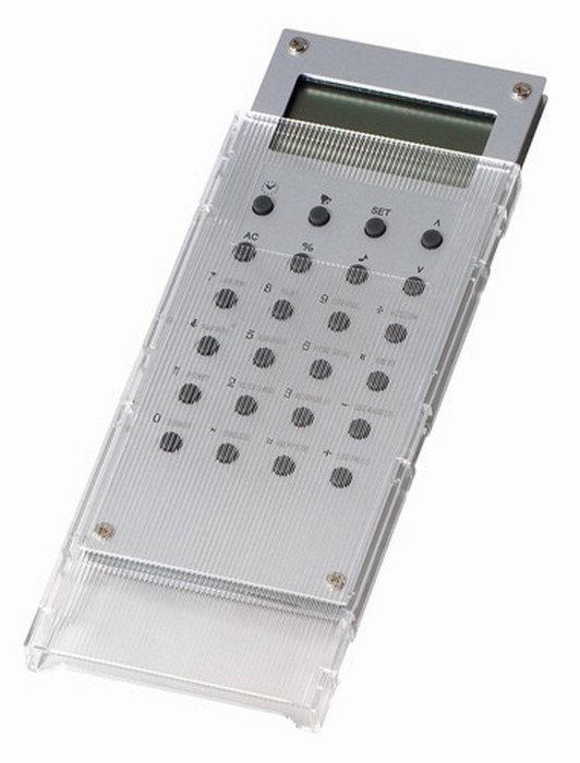 Metal Calendar With Alarm Desk Clock