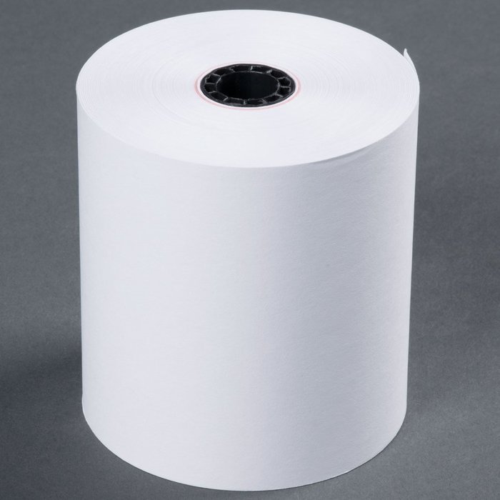 2-3/4" 165' FT 1 Ply Bond Paper (50 Rolls) Adding Machine Paper from BuyRegisterRoll.com N6