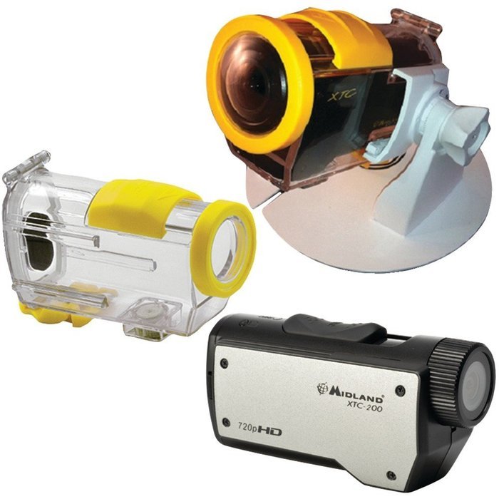Midland 8.1582501352e+11 Kit Action Cam, Wtr Proof