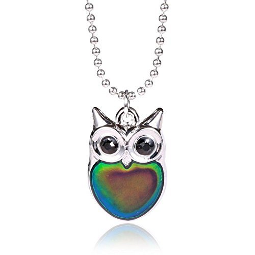Sensitive Thermo Mood Color Change Chain Pendant Necklace For Women Jewelry Gift N4