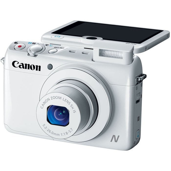 Canon PowerShot N100 HS 12.1MP Digital Camera - Wi-Fi Enabled (White) N10