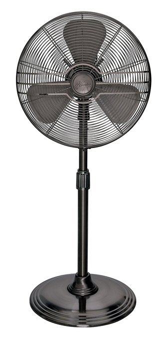 Hunter 90439 16&rdquo; RETRO Stand Fan with Onyx Copper Finish