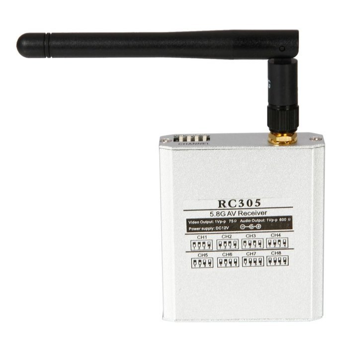 Firekingdom Boscam 5.8ghz FPV Wireless Av Transmitter Ts351 + Rc305 Receiver Set Silver N4