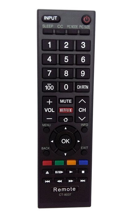 New Remote Control CT-8037 ct8037 fit for TOSHIBA Smart HDTV TV 40L3400 40L3400U 50L3400 50L3400U 58L5400 58L5400U... N4