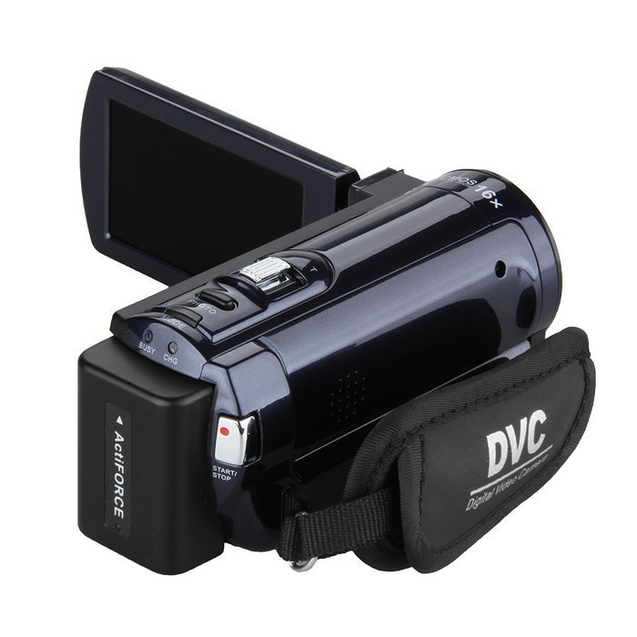 KENUO 3.0 TFT LCD HD 1080P 16MP Camcorder Digital Video Camera 16x Zoom DV Blue W/ HDMI US Warranty And Support N3