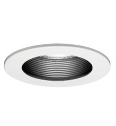 WAC Lighting R-520-CB 5-Inch R500 Line Voltage R500 Line Voltage Series Trim Step Baffle Downlight by WAC Lighting