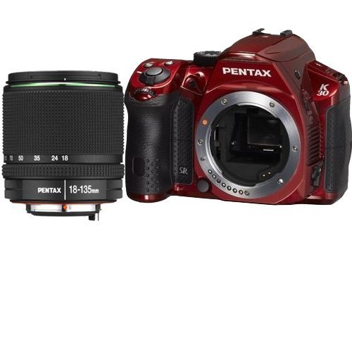 Pentax K30 Digital Camera with 18135mm Lens Kit (Red) free image download