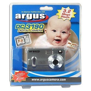 Argus DC-3190 3.2MP 4x Digital Zoom Camera/PC Camera (Silver) N3