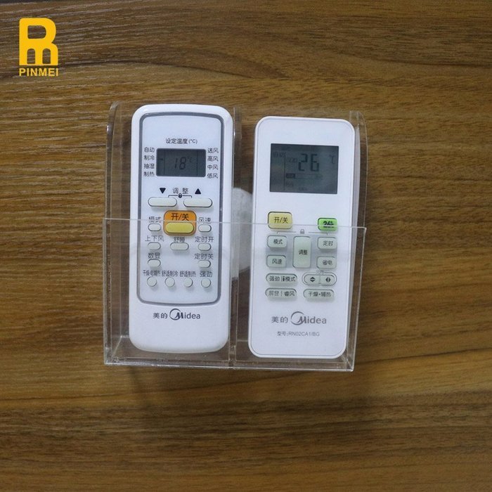 PINMEI Remote Control Holder Clear Acrylic Home Organizer N4