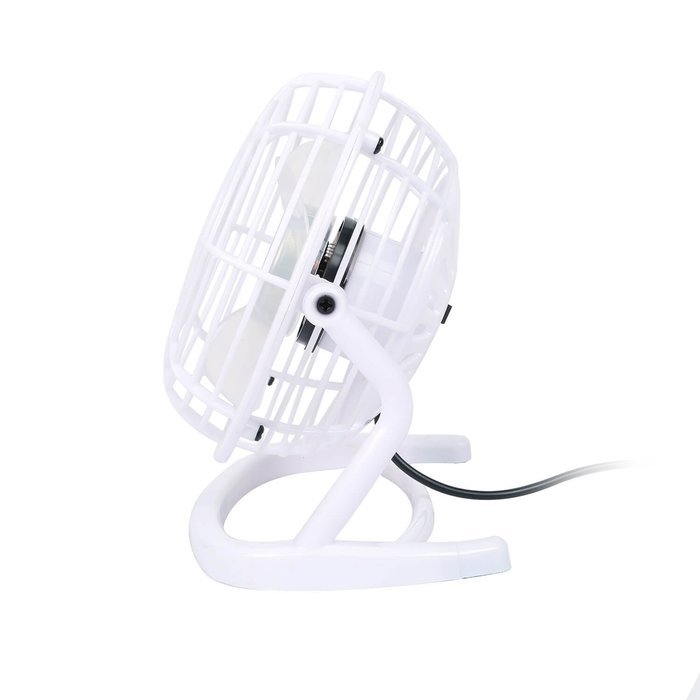 iMounTEK Mini USB Fan, Ultra Quiet Silent Design, Angle Upwards/Downwards, 128mm Diameter (Black)