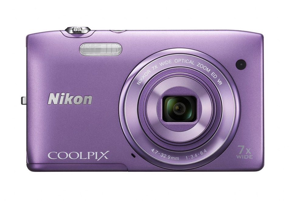Nikon COOLPIX S3500 20.1 MP Digital Camera with 7x Zoom (Decorative Pink) (OLD MODEL) N8