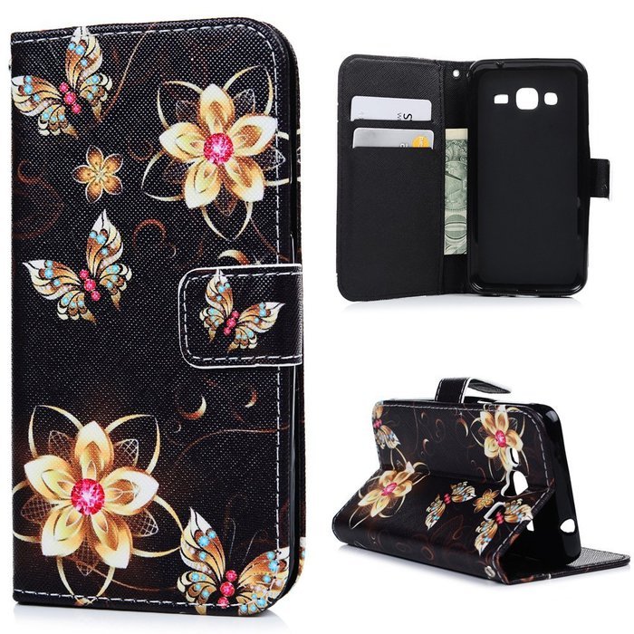 Galaxy J3 Case,Samsung Galaxy J3 Case (2016 Version) - Wallet Flip Stand Case PU Leather Case with Shockproof... N36