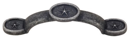 Hardware House 64-4419 Texas Star Style Cabinet Pull, Antique Pewter by Hardware House