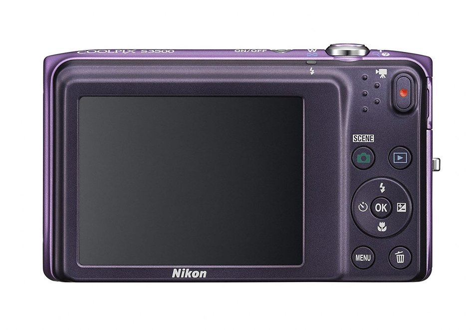 Nikon COOLPIX S3500 20.1 MP Digital Camera with 7x Zoom (Decorative Pink) (OLD MODEL) N9