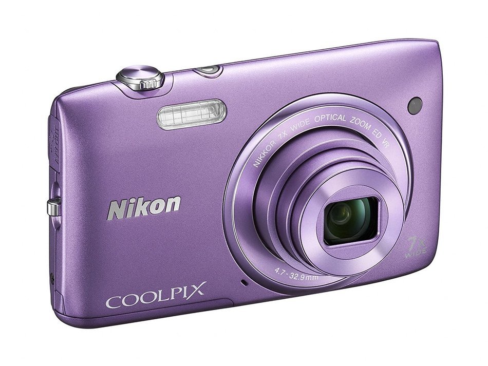 Nikon COOLPIX S3500 20.1 MP Digital Camera with 7x Zoom (Decorative Pink) (OLD MODEL) N10