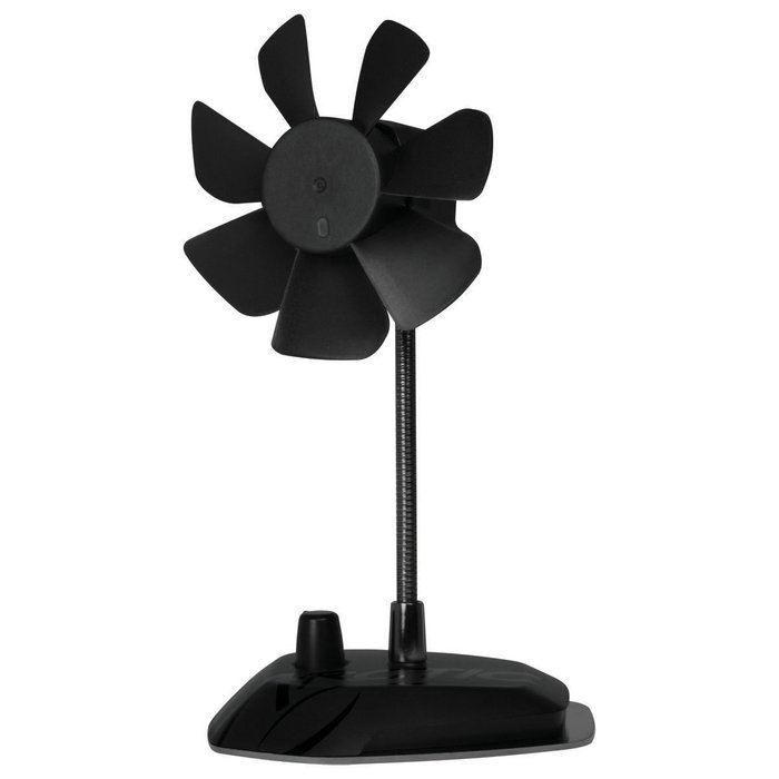 ARCTIC Breeze Pro, USB-Powered 92mm Desktop Fan, Adjustable Fan Speed and Blowing Angle, 4-Port USB Data Hub -... N4