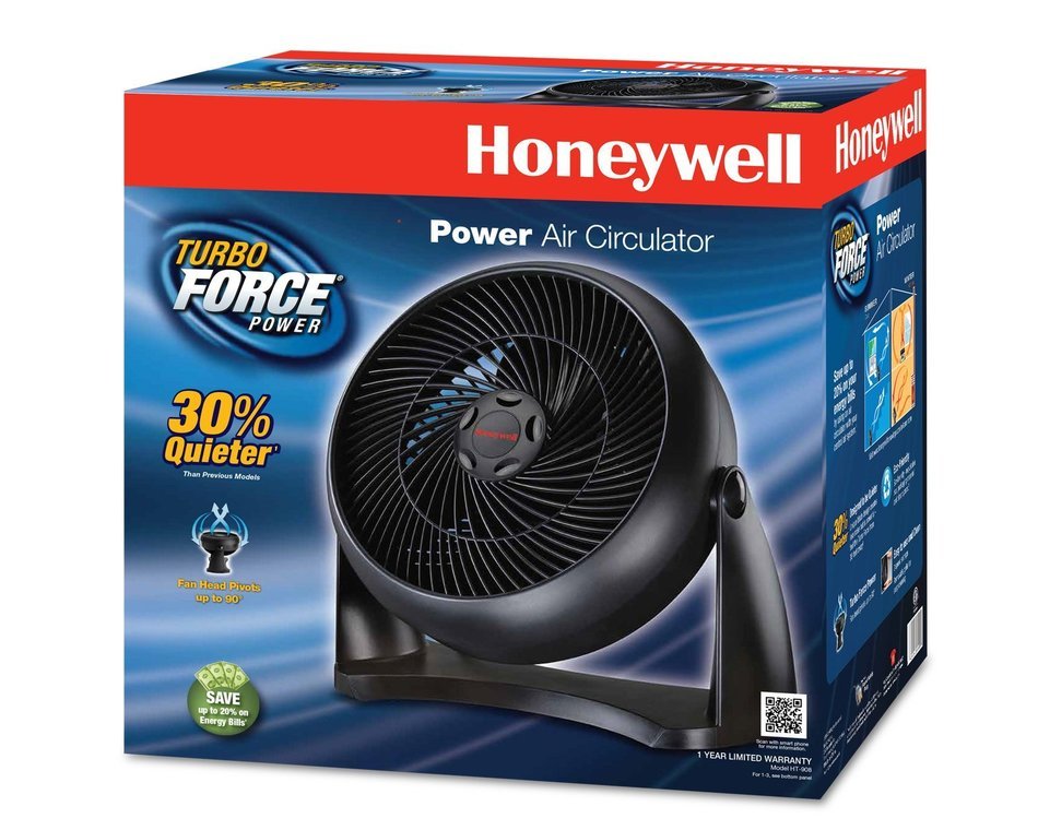Honeywell HT-908 Turbo Force Room Air Circulator Fan