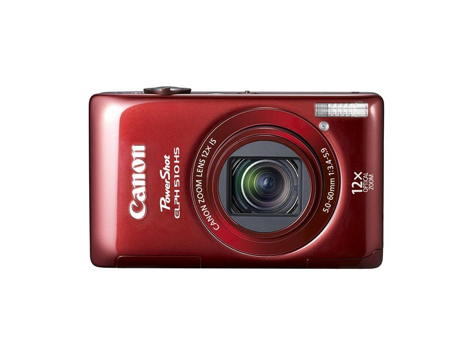 Canon PowerShot ELPH 510 HS 12.1 MP CMOS Digital Camera with Full HD Video and Ultra Wide Angle Lens (Red) N11