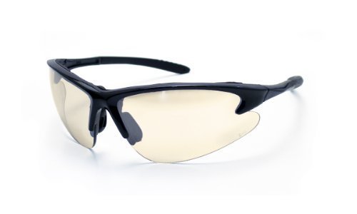 SAS Safety 540-0612 DB2 Eyewear with Clamshell, Indoor or Outdoor Lens/Black Frame by SAS Safety