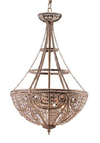Elk Elizabethan 4-Light Pendant Ceiling Fixture, Dark Bronze by Elk
