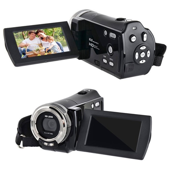 PowerLead Puto PLD003 Mini DV C8 16MP High Definition Digital Video Camcorder DVR 2.7'' TFT LCD 16x Zoom Hd Video... N5