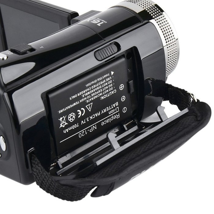 PowerLead Puto PLD003 Mini DV C8 16MP High Definition Digital Video Camcorder DVR 2.7'' TFT LCD 16x Zoom Hd Video... N6