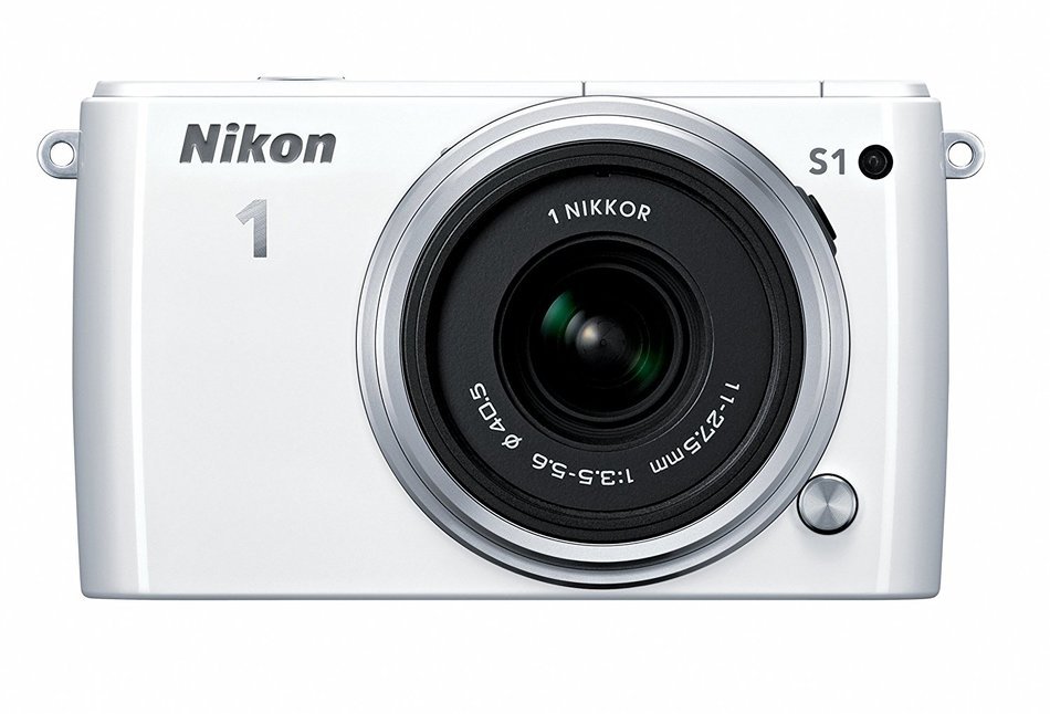 Nikon 1 S1 10.1 MP HD Digital Camera with 11-27.5mm VR 1 NIKKOR Lens (Pink) N5