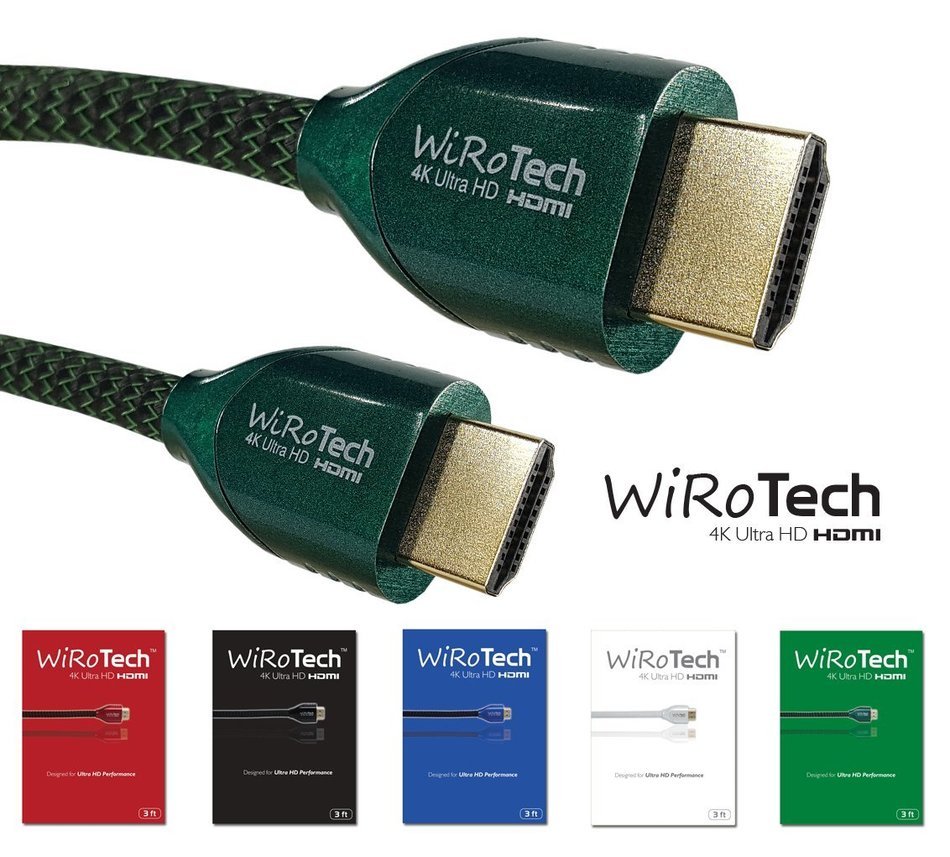 WiRoTech Green HDMI Cable 4K Ultra HD (6 Feet, Green) N29