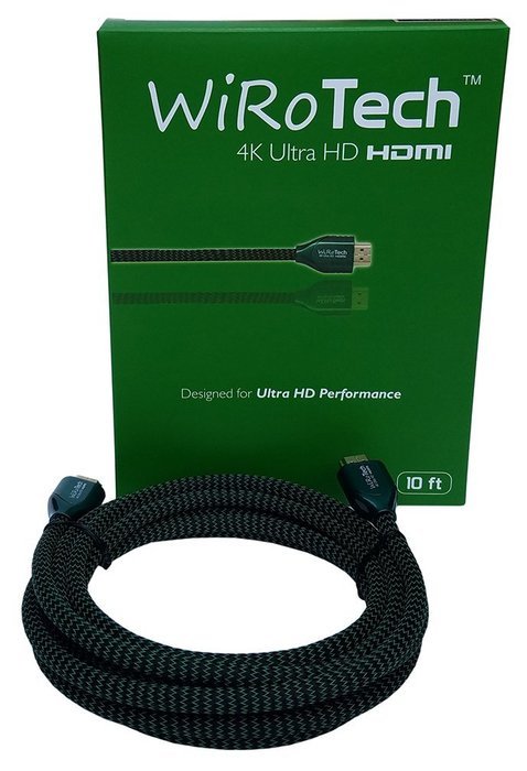 WiRoTech Green HDMI Cable 4K Ultra HD (6 Feet, Green) N32