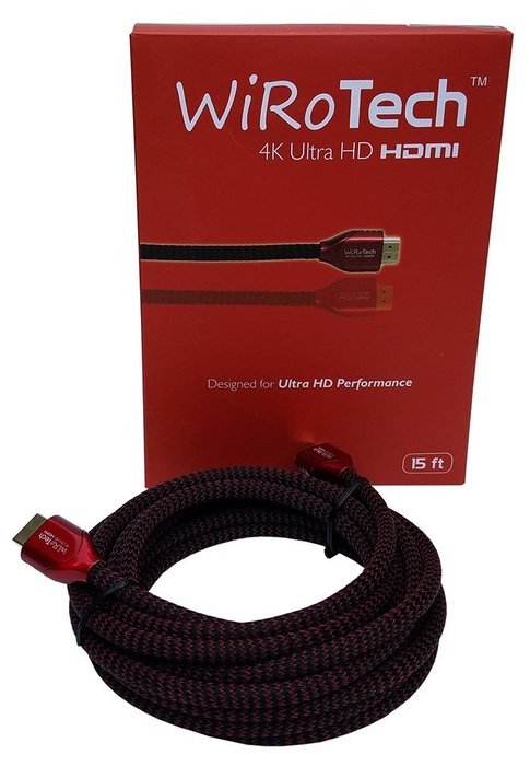 WiRoTech Green HDMI Cable 4K Ultra HD (6 Feet, Green) N35
