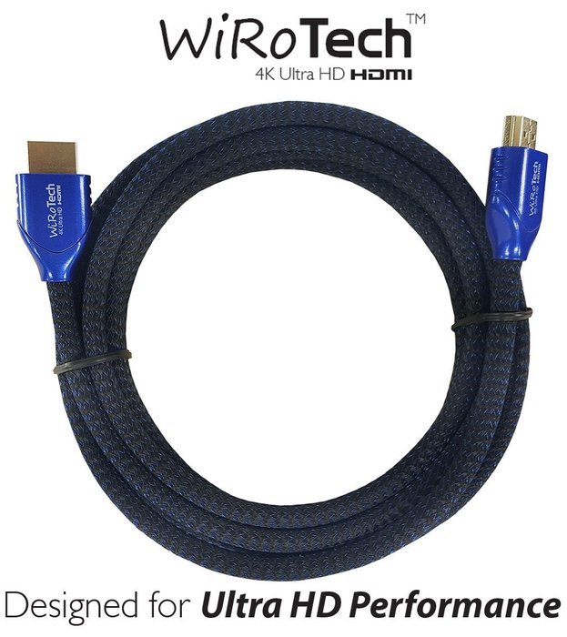 WiRoTech Green HDMI Cable 4K Ultra HD (6 Feet, Green) N38