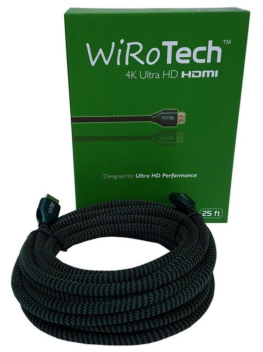 WiRoTech Green HDMI Cable 4K Ultra HD (6 Feet, Green) N42
