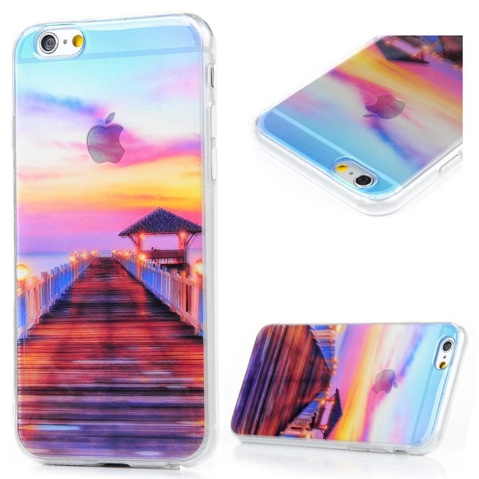 iPhone 6S Plus Case,iPhone 6 Plus Case (5.5") - Scenery Series Slim Fit Shock-absorption Soft TPU Rubber Skin... N5