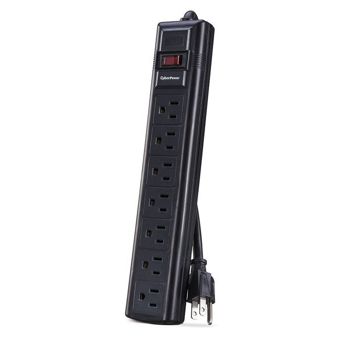 CyberPower CSB806 Surge Protector 8-Outlets 6 Ft Cord 1800 Joules N17