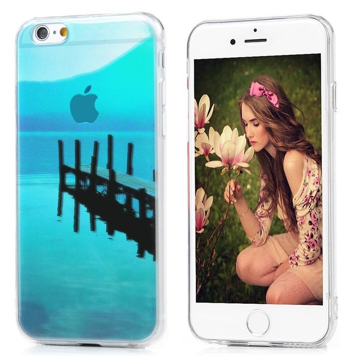 iPhone 6S Plus Case,iPhone 6 Plus Case (5.5") - Scenery Series Slim Fit Shock-absorption Soft TPU Rubber Skin... N9
