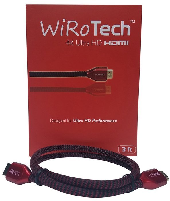 WiRoTech Green HDMI Cable 4K Ultra HD (6 Feet, Green) N48