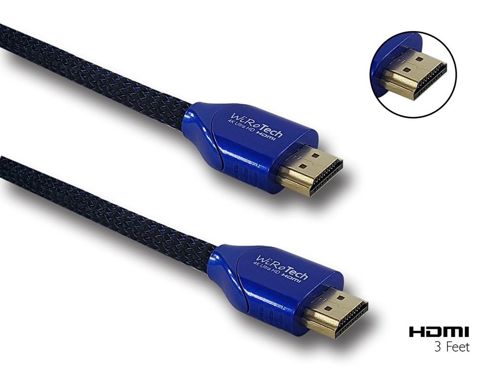 WiRoTech Green HDMI Cable 4K Ultra HD (6 Feet, Green) N55