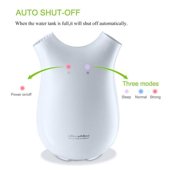 HOMY Portable Semiconductor Dehumidifier, Mini Air Dryer,Multi-mode and Touch Screen Whisper Quiet (Dehumidification... N5