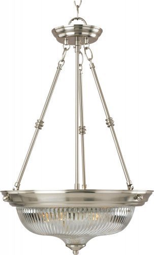 Maxim Lighting 5824CLSN 3 Light Classic Bowl Large Pendant, Satin by Maxim Lighting