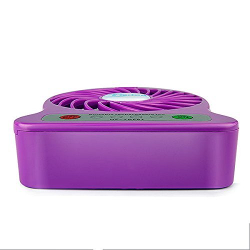 YL-VV@ Taidea UF-TDF01 Mini Portable Outdoor Mute 3 Speeds Computer USB 18650 Rechargeable Battery Fan Table Fan...