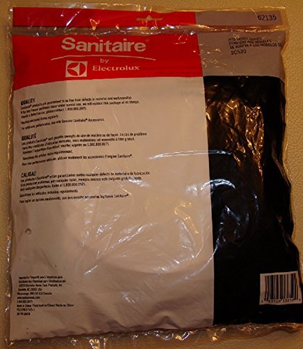 Sanitaire by Electrolux OEM BV-3 Vacuum Bags for Backpack EUR SC530A SC535A Model 62135 N3
