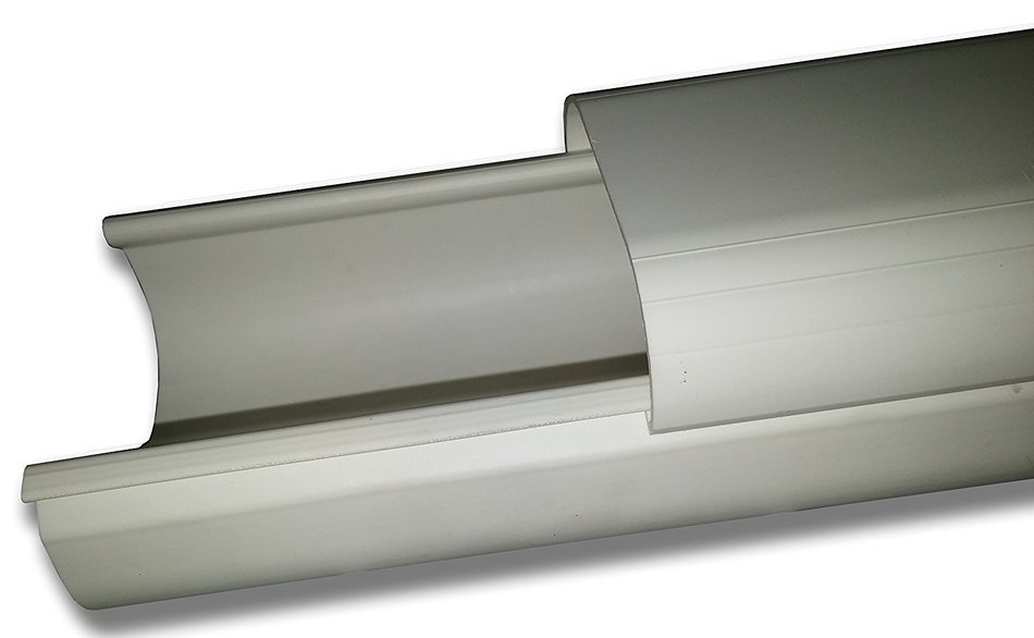 Decorative PVC Line Cover Kit for Mini Split Air Conditioners and Heat Pumps N2