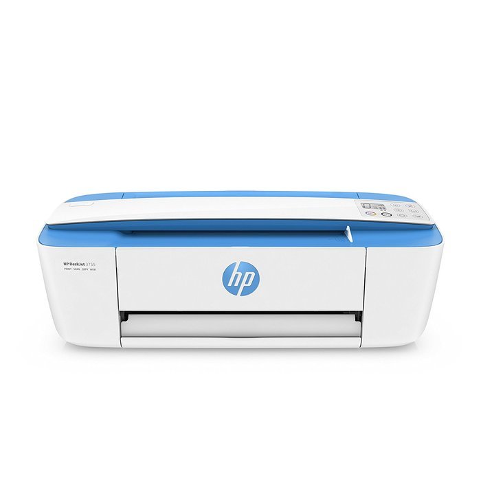 HP DeskJet 3755 Compact All-in-One Photo Printer with Wireless & Mobile Printing, Instant Ink ready - Blue Accent... N10