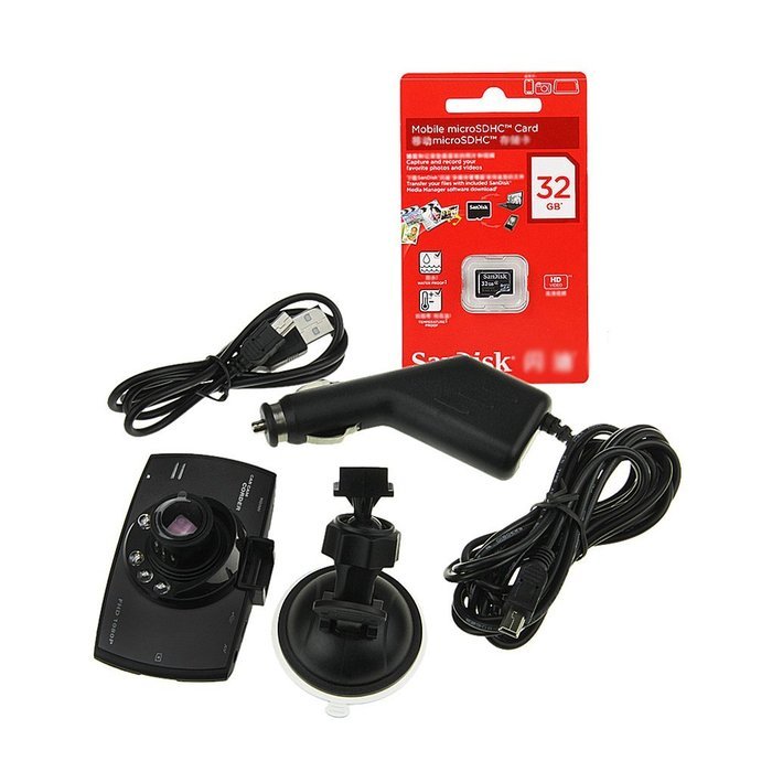 Greenery &reg; 2.7 Inch Display HD 1080p Cycle Recording Car DVR Video Cam Recorder Blackbox with One Fish Eye 170... N6