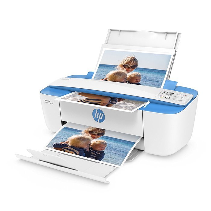 HP DeskJet 3755 Compact All-in-One Photo Printer with Wireless & Mobile Printing, Instant Ink ready - Blue Accent... N11